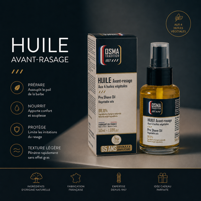OSMA TRADITION - Huile Avant Rasage