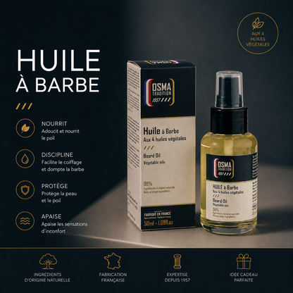 OSMA TRADITION - Huile à Barbe