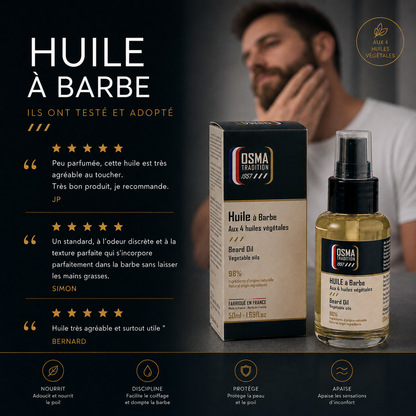 OSMA TRADITION - Huile à Barbe