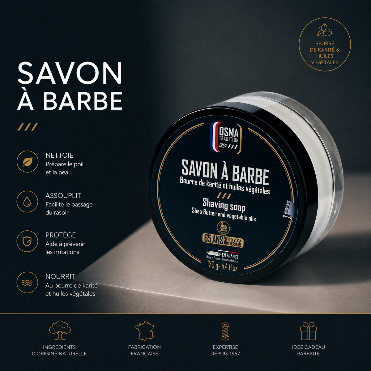 OSMA TRADITION - Savon à Barbe