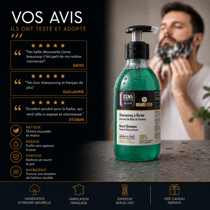 OSMA TRADITION - Shampoing à Barbe