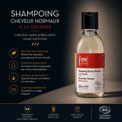 OSMA TRADITION - Shampoing Cheveux Normaux certifié ECOCERT