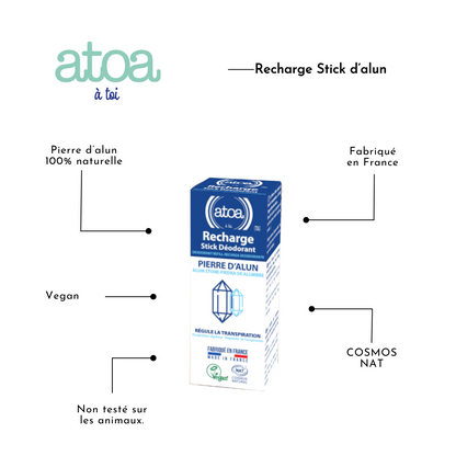 ATOA - Kit Déodorant 0 déchet