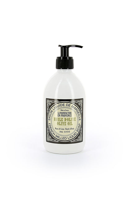 LA MANUFACTURE EN PROVENCE - Savon de Marseille Liquide certifié ECOCERT - Huile d'Olive