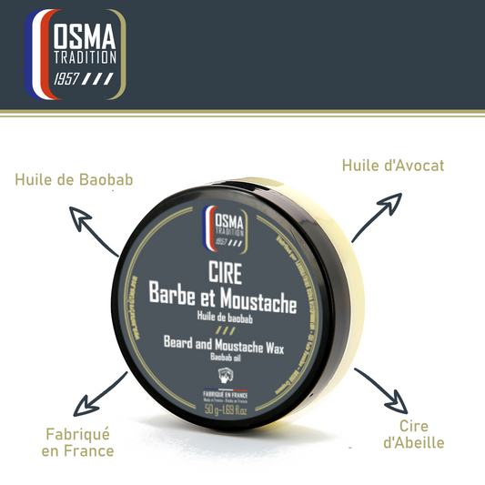 OSMA TRADITION - Cire Barbe & Moustache - 50ml