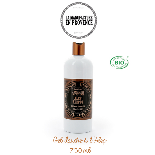LA MANUFACTURE EN PROVENCE - Gel douche certifié BIO 750ml - Alep